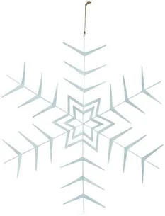 Juleornament House Doctor Crystal i papir sølv Ø10 cm