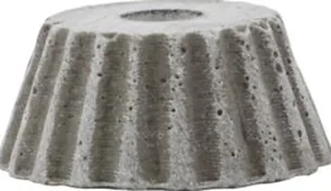 Lysestage House Doctor Mold Bake grå polystone Ø5 cm x H2 cm