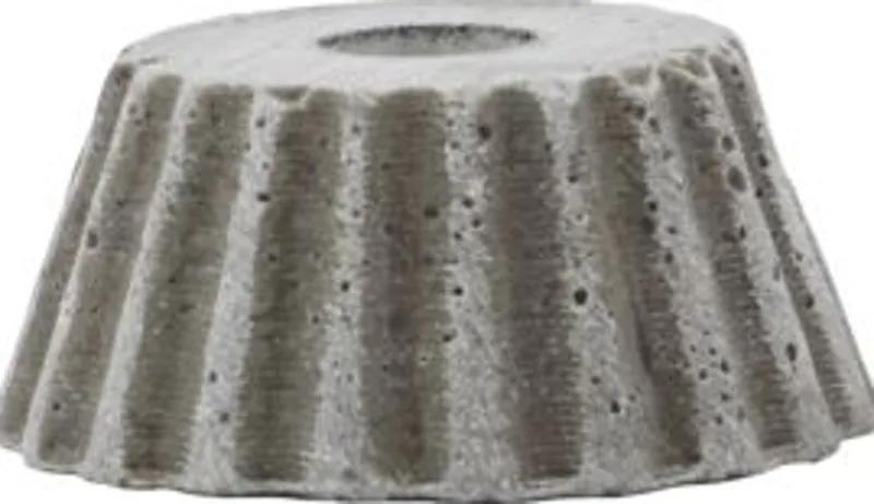 Lysestage House Doctor Mold Bake grå polystone Ø5 cm x H2 cm