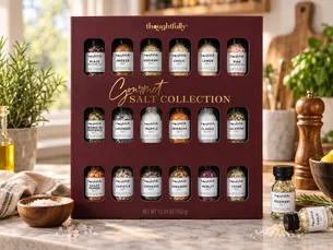 Gaveæske med gourmetsalt - Thoughtfully
