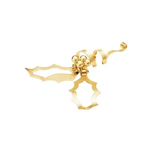 Georg Jensen 2026 Juleornament til bordet, stor - Forgyldt  : Erling Christensen Møbler