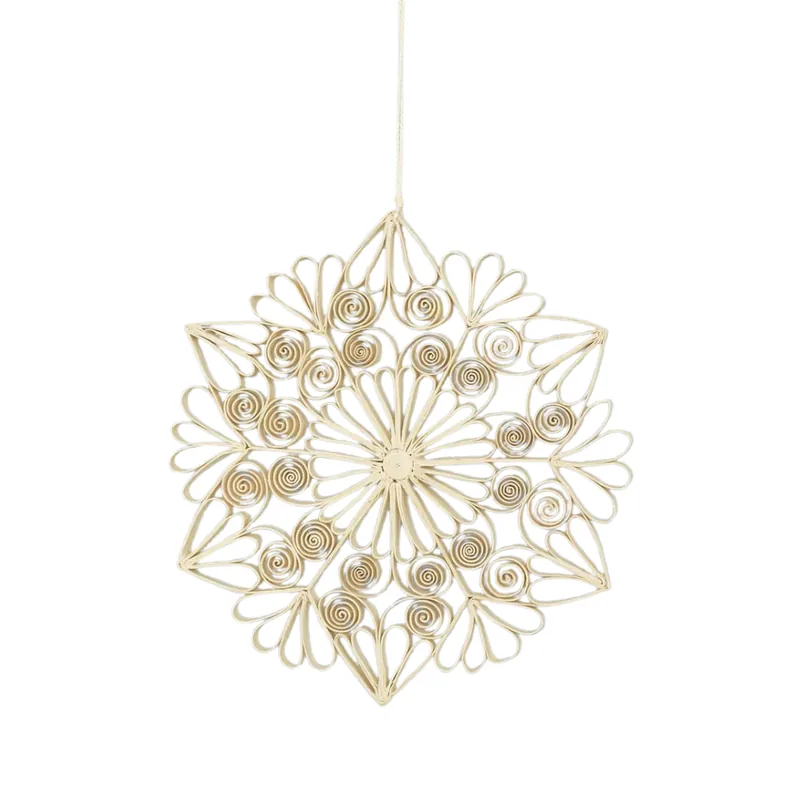 Quilled julestjerne  -  Offwhite