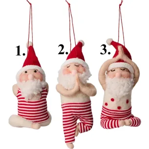 Yoga-nisse t/ ophæng filt & strik - Ib Laursen - Vælg ml. 3 forsk.