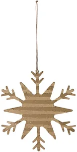 Ornament House Doctor Ornament snefnug messing Ø11,7 cm julepynt
