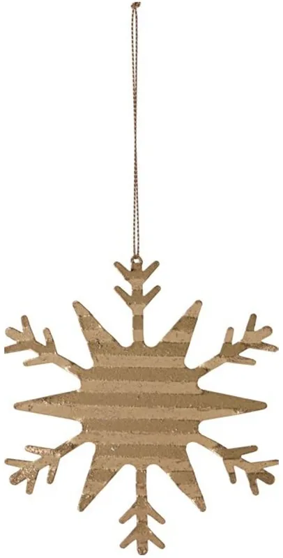 Ornament House Doctor Ornament snefnug messing Ø11,7 cm julepynt