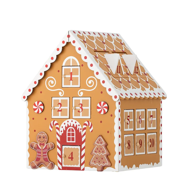 Bloomingville - Ginnie Kalender, Brun, MDF - L22 × H27,5 × B20 cm