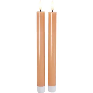 Sirius Sille LED kronelys, batteri, orange