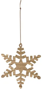 Juleornament stjerne House Doctor Ornament serie i messing Ø11,7 cm