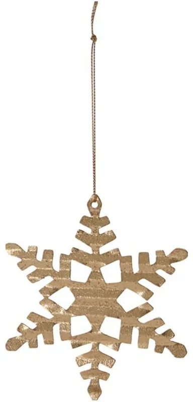Juleornament stjerne House Doctor Ornament serie i messing Ø11,7 cm