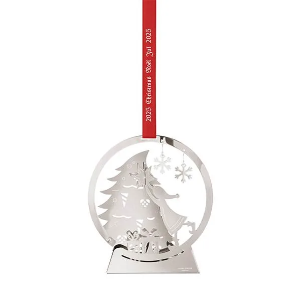 Georg Jensen 2025 Juleuro, snekugle - Palladium  : Erling Christensen Møbler