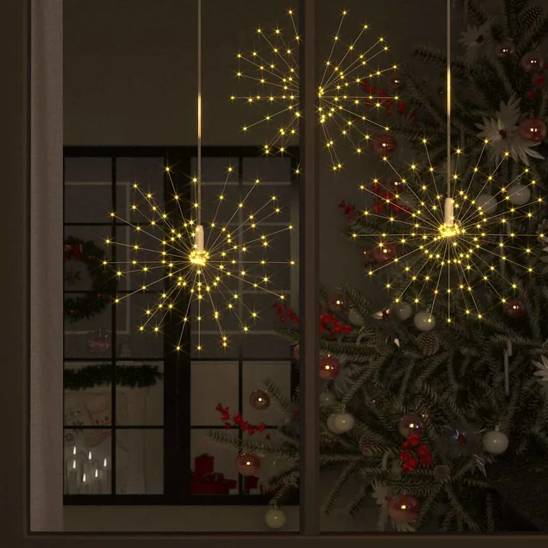 Udendørslys fyrværkeridesign 20 cm 1400 LED