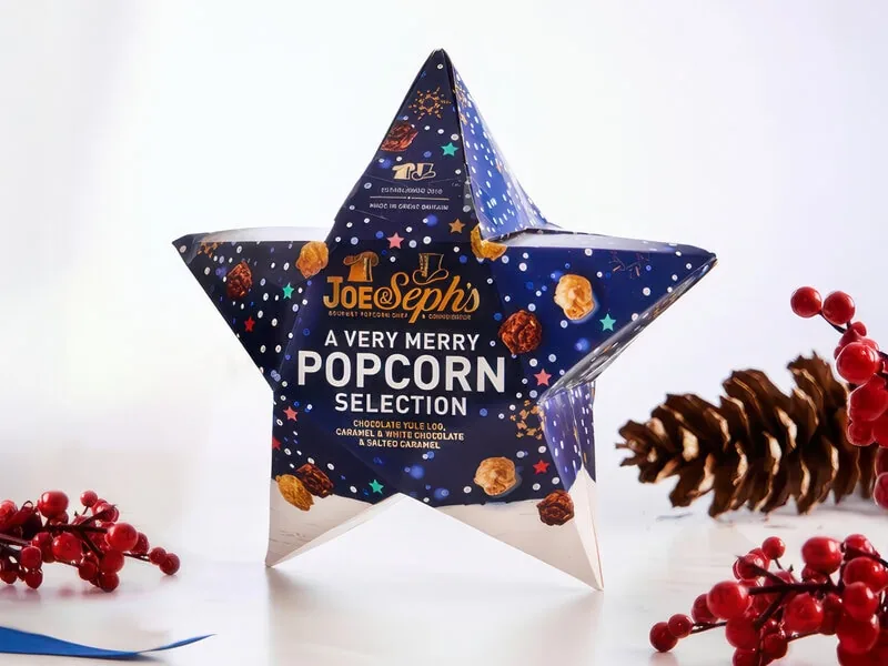 A Very Merry Popcorn Selection Gaveæske - Joe & Seph’s