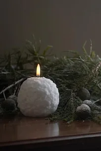 Snowball LED lys, Nordic White  -  Ø8 cm