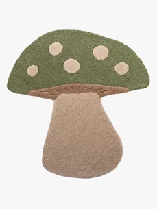 Mushroom Gulvtæppe 90 x 85, Grøn
