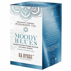 Moody Blues - Maitake Herbal Tea Økologisk - 16 Breve - Rå Hygge