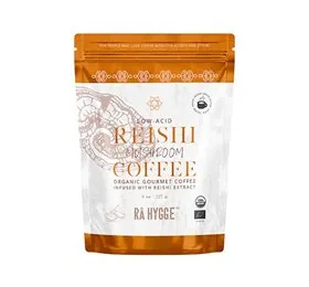 RÅ HYGGE Kaffe m. Reishi svampeekstrakt- filtermalet Ø &bull; 227 g.    X