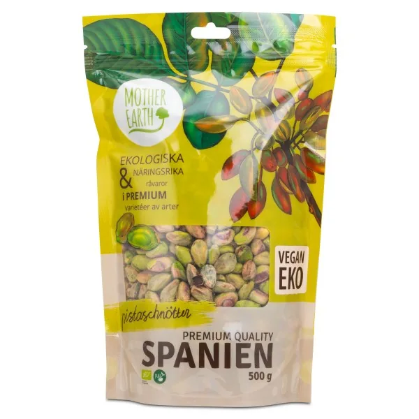 ME Pistacienødder Premium Raw & Øko, 500 g