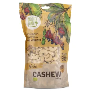 Mother Earth Cashewnødder ØKO, 500 g