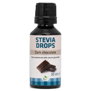 Sukrin Stevia Drops, Dark chocolate, 30 ml