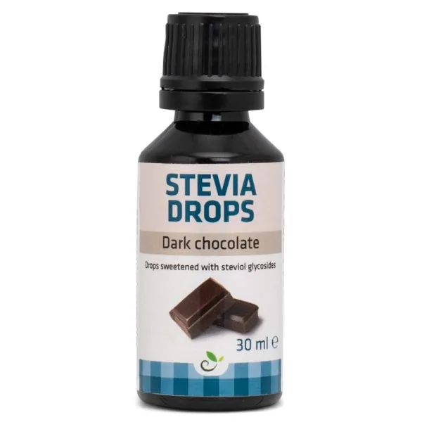 Sukrin Stevia Drops, Dark chocolate, 30 ml