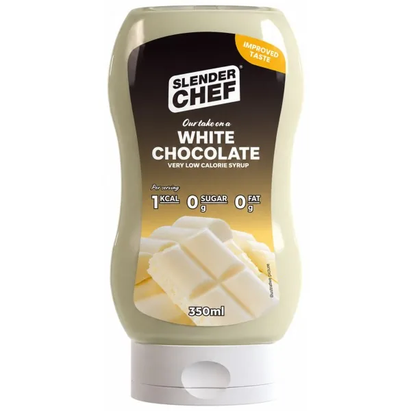 Slender Chef Syrup, 350 ml, White Chocolate