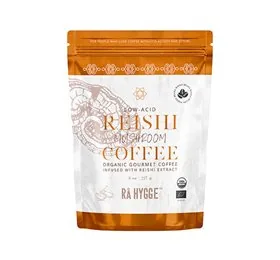 RÅ HYGGE Kaffe m. Reishi svampeekstrakt- Hele Bønner Ø &bull; 227 g.    X