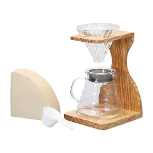HARIO dripper stand i oliventræ