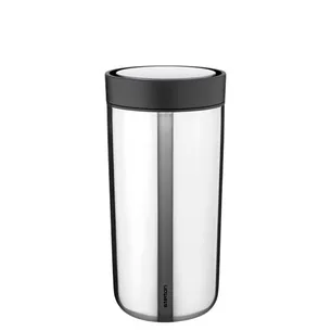 Stelton To Go Click Stål krus  0,4 L - Steel