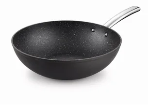 WOK 30 cm. med fantastisk 3D belægning. - Billig fragt