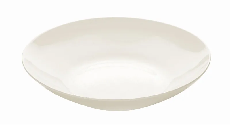 Dyb tallerken i smukt cremet hvidt porcelæn fra Tescoma,  22 cm - Hurtig levering