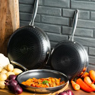 Non-stick Pandesæt 24, 28 og 30 cm - Fusion