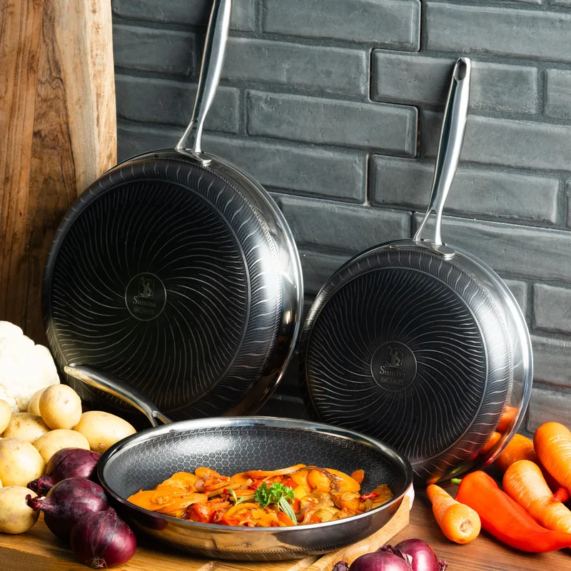 Non-stick Pandesæt 24, 28 og 30 cm - Fusion