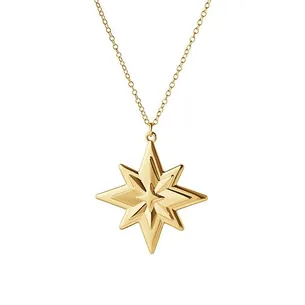 Georg Jensen 2024 Juleornament, stjerne  - Forgyldt  : Erling Christensen Møbler