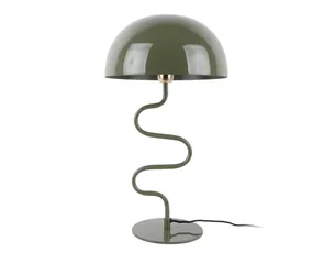 LEITMOTIV Bord lampe Twist enamel jungle green