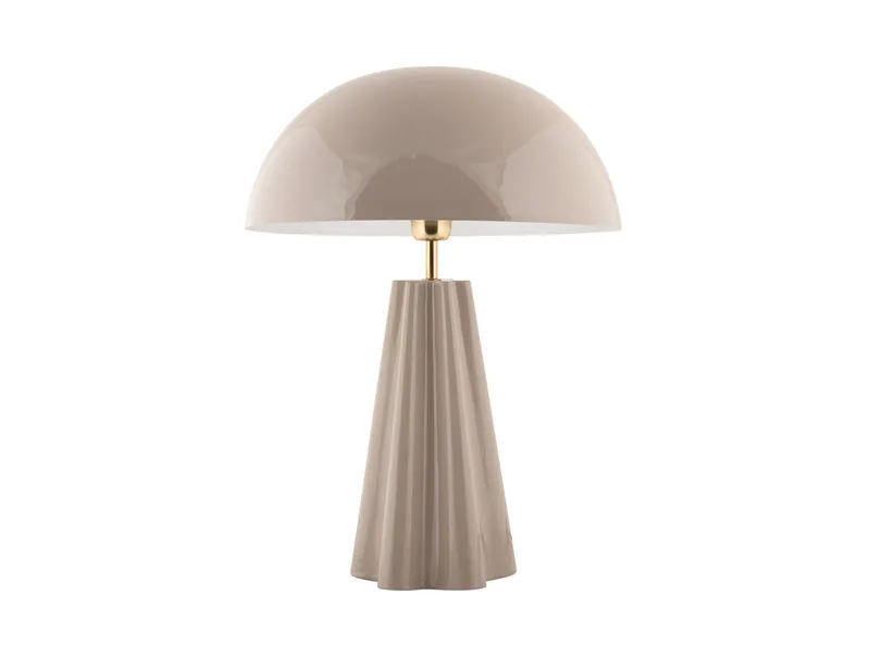 LEITMOTIV Bord lampe Amplio XL enamel warm grey