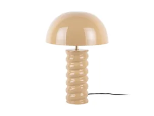 LEITMOTIV Bord lampe Gracio enamel soft brown