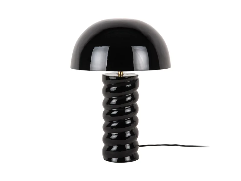 LEITMOTIV Bord lampe Gracio enamel black