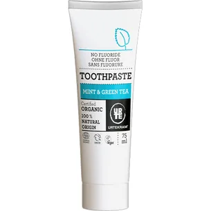 Urtekram Tandpasta Mint & Grøn te u. fluor &bull; 75 ml.