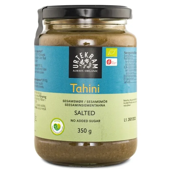 Tahini med salt ØKO, 350 g