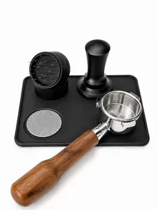 Barista sæt med bundløst portafilter  Sage 54 mm  Rosentræ