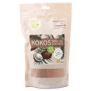 Mother Earth Kokossukker Premium ØKO, 500 g