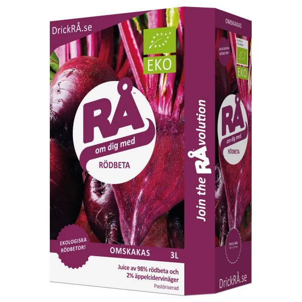 RÅ Rødbedejuice Bag in Box, 3000 ml