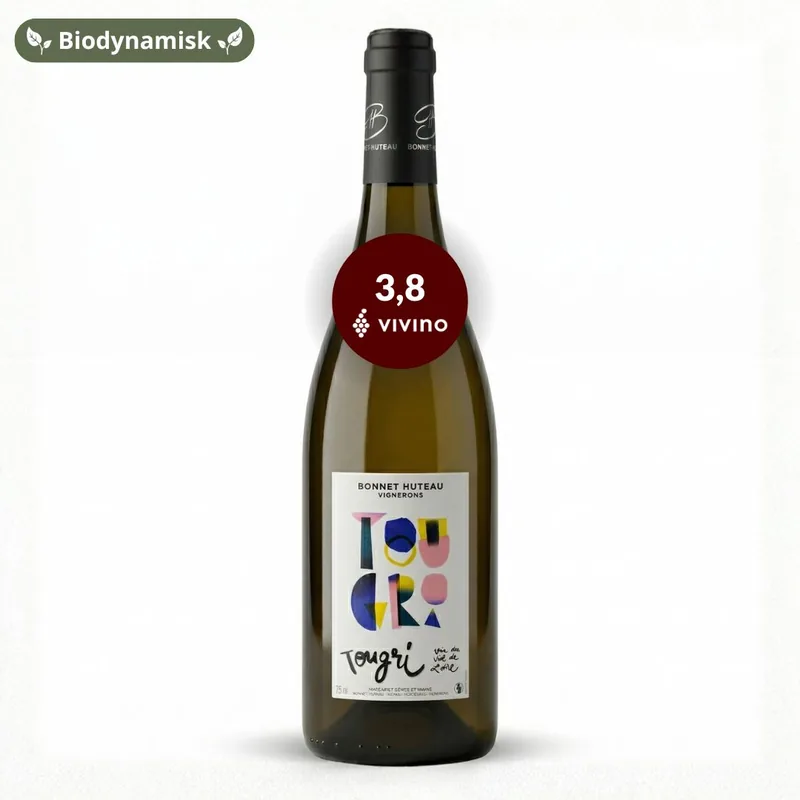 Bonnet Huteau Tougri, hvidvin, Loire Frankrig, Biodynamisk 2025