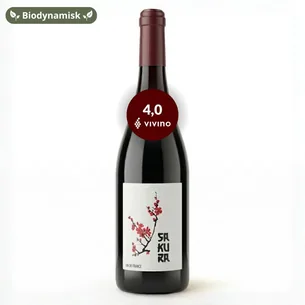 Domaine Duseigneur Sakura rødvin, biodynamisk Naturvin uden tilsatte sulfitter, Rhône Frankrig, 2023