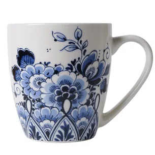 Kaffekrus blå Blomster  Heinen Delfts Blauw