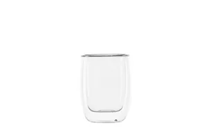 Venture Home Ria Coffecup 2-pack - Clear Glass - 7*10Hcm, 230ml