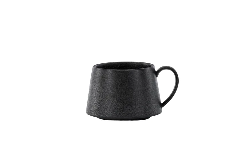 Venture Home Wabi Sabi Coffee Cup 2-pack - Matte Black - 8*7H*10cm