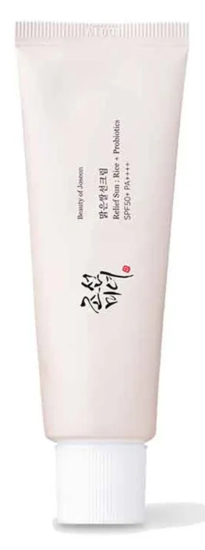 Beauty of joseon relief sun rice + probiotics SPF50+ PA++++ 50ml (æske upæn)