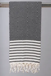Hamam Jessy Sort - 90 * 180 cm