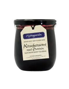 Kirsebærsovs med portvin 400 gram